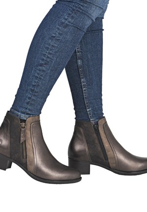 Remonte Boots à talons - metallic