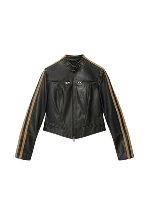 AllSaints, Læderjakker - black/beige