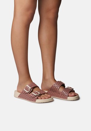CATANIA - Slip-on sandaler - bru