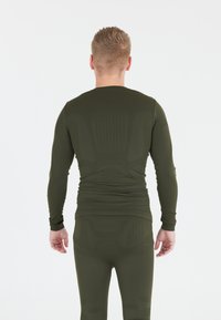 Whistler BASELAYER SET - Caleçon long - zwart donkergrijs
