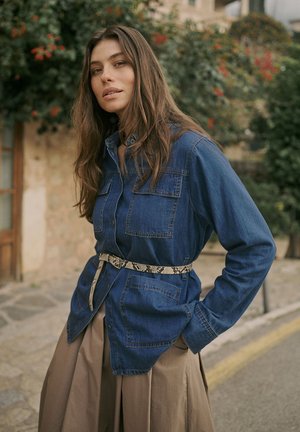 Culture, CULAVA ARPA - Hemdbluse - dark blue wash