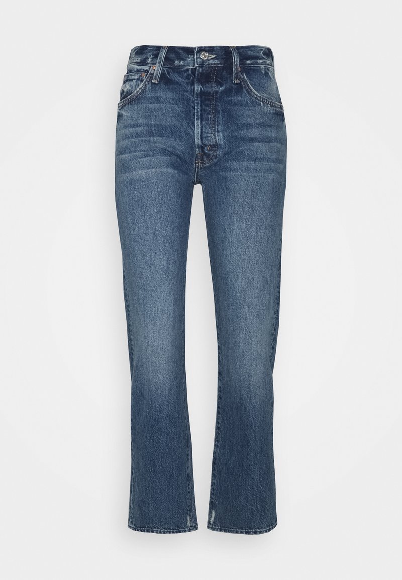 Mother Džíny Straight Fit - blue denim
