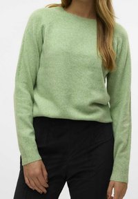 Vero Moda Stickad tröja - mottled light green