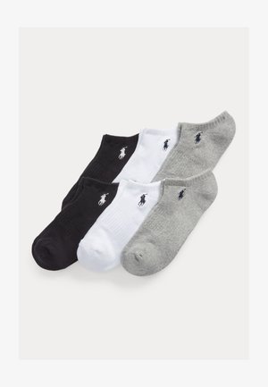 Polo Ralph Lauren COTTON-BLEND LOW-CUT-SOCK 6-PACK - Ponožky do tenisiek - grey/white/black