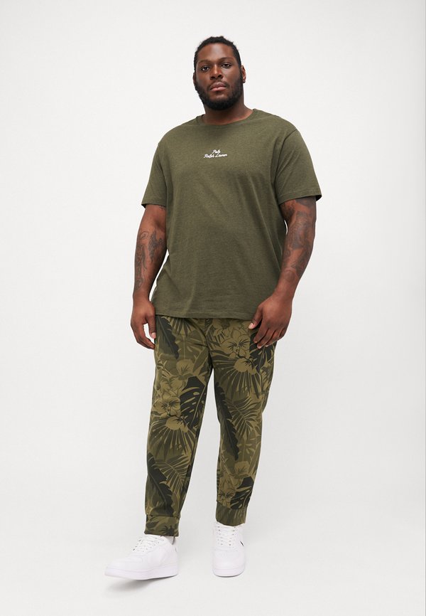 PALM-CAMO DOUBLE-KNIT JOGGER PANT - Tracksuit bottoms - olive3