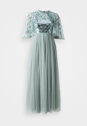 Needle & Thread SEQUIN DASH BODICE ANKLE GOWN - Proginė apranga - sage