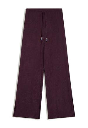 Bershka, TROUSERS - Pantalon classique - mauve