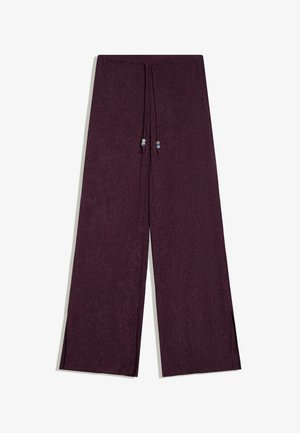 Bershka, TROUSERS - Pantalon classique - mauve