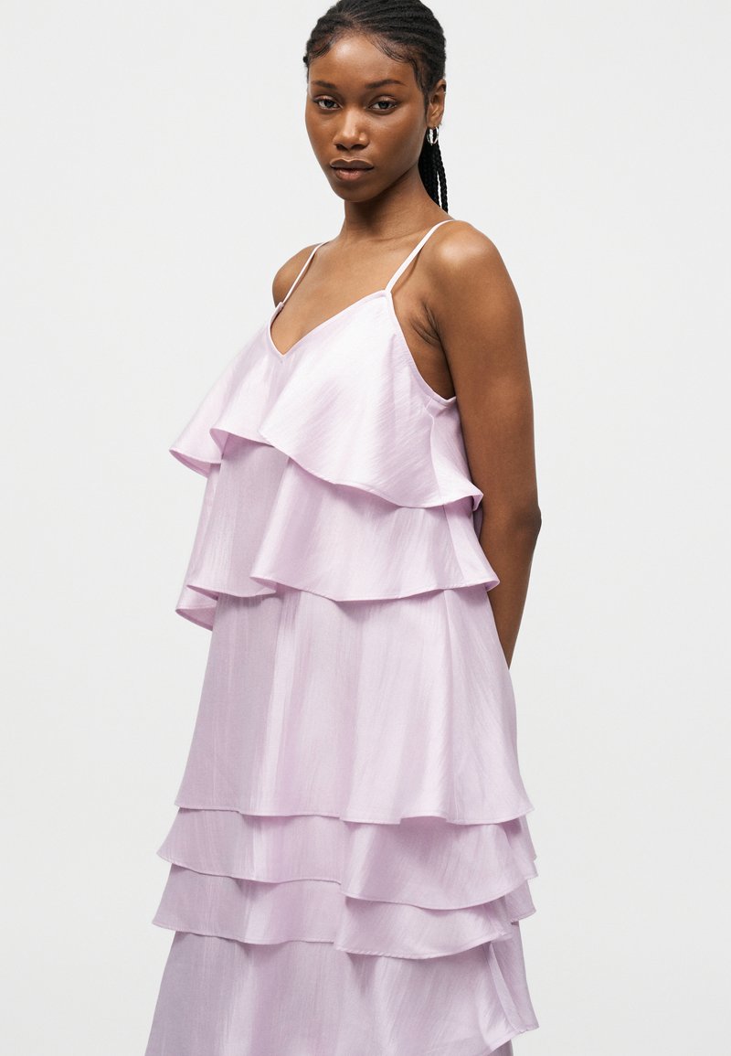 strapless open back dress Strapless Linen Dress