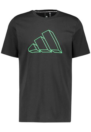 adidas Performance, HERREN T-SHIRT - T-shirt con stampa - schwarz