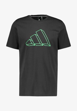 adidas Performance, HERREN T-SHIRT - T-shirt con stampa - schwarz