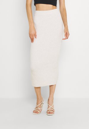 VOLVIC MIDI SKIRT - Gonna a tubino - cream