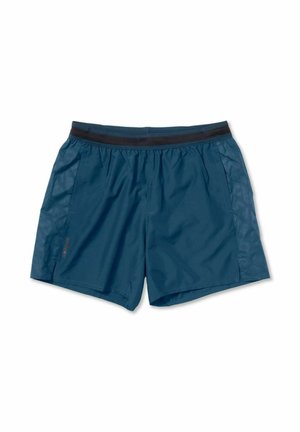 Brooks, DASH REFLECTIVE SHORT - Pantalón corto de deporte - reflective wordmark indigo