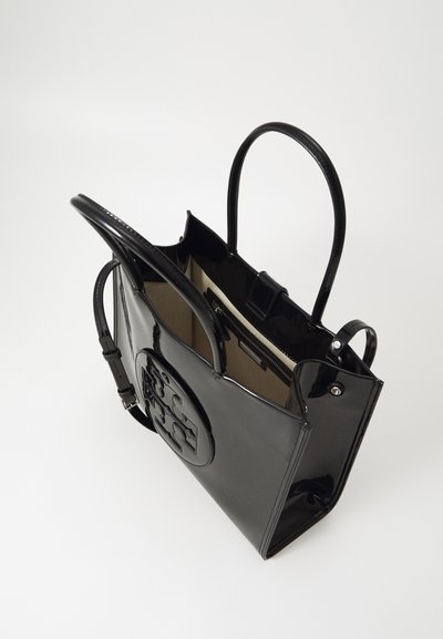 Tory Burch ELLA BIO PATENT SMALL TOTE - Borsa a mano - black