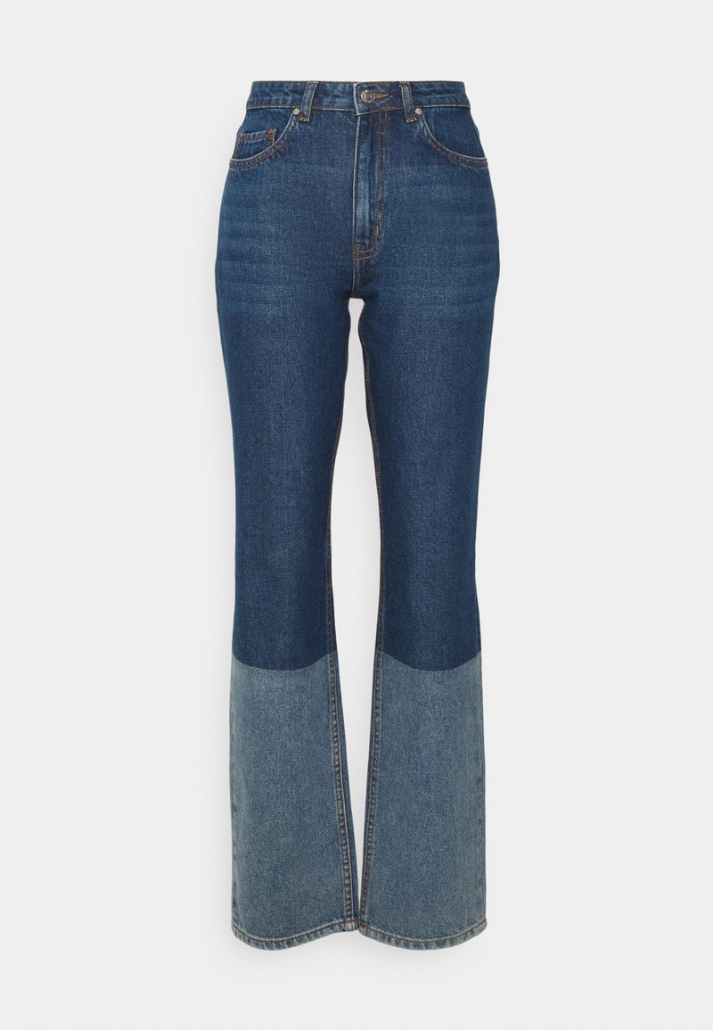 Envii Straight leg jeans donkerblauw