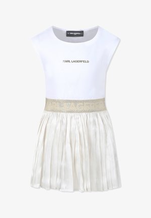 KARL LAGERFELD KIDS, ELEGANTI MANICA CORTA - Robe de soirée - white