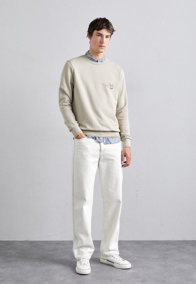Paul Smith WITH CHEST EMBROIDERY - Sweatshirt - beige