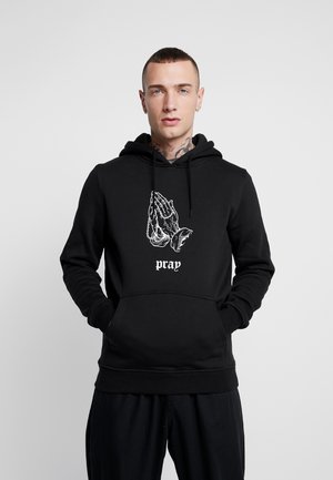 DARK PRAY  - Pulover s kapuco - black