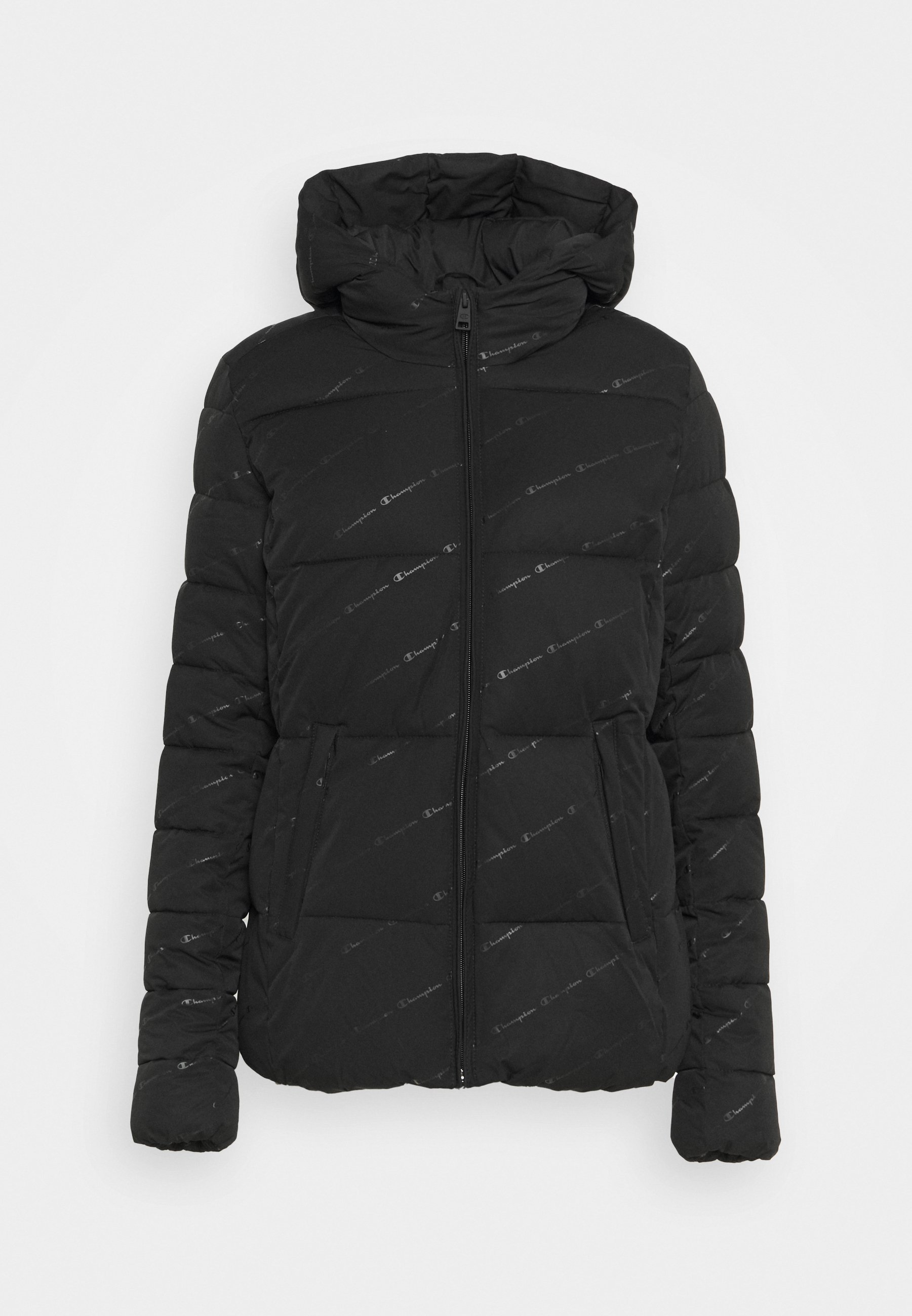 Champion Hooded Jacket Legacy Trainingsjacke Black Schwarz Zalando De