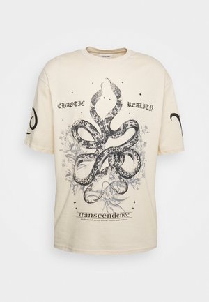 UNISEX - Apdrukāts T-krekls - tan