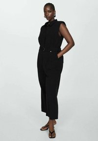 Mango - MATTY - Jumpsuit - black Thumbnail-Bild 1