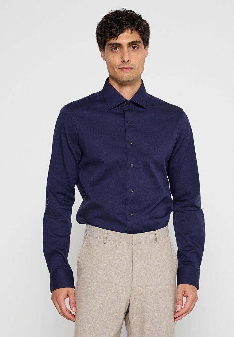 Michael Kors Zakelijk overhemd donkerblauw