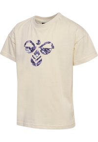 Hummel LIBI  - Trükipildiga T-särk - whitecap gray