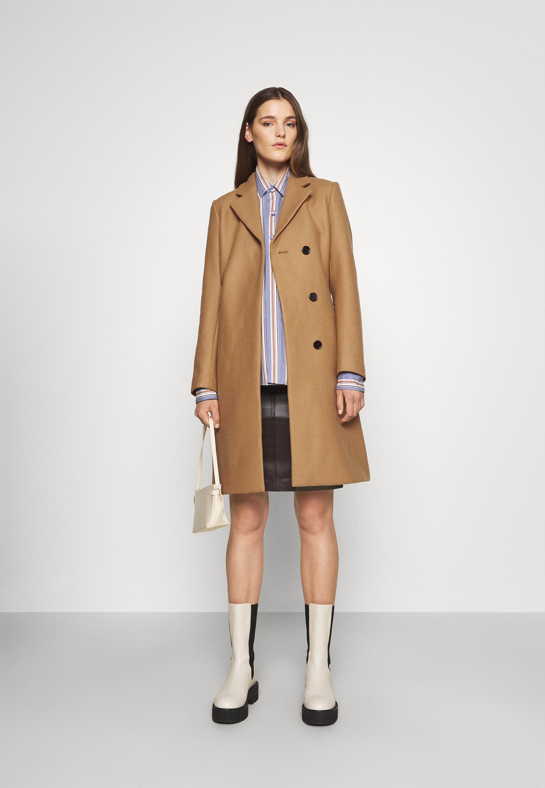 lightweight camel coat