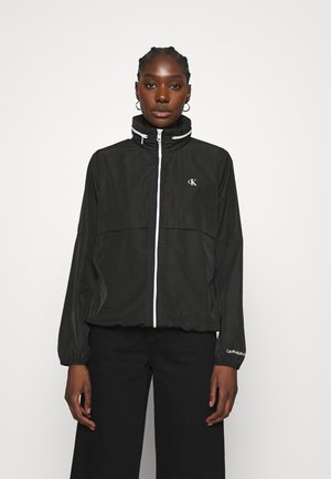 CONTRAST ZIP WINDBREAKER - Summer jacket - black