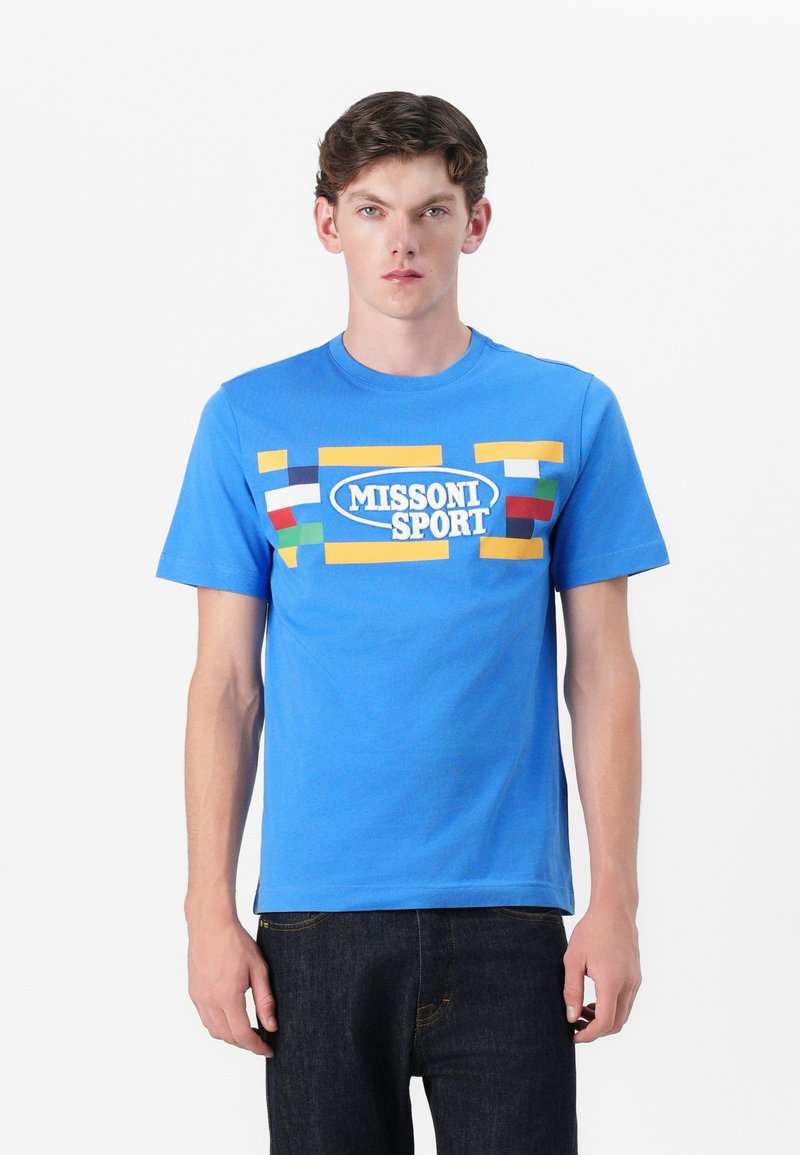 Missoni T-shirt print meerkleurig Missoni T-shirt print meerkleurig