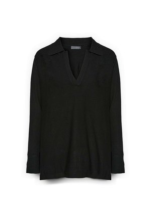 Elena Mirò, MAGLIA CON COLLETTO - Maglione - nero