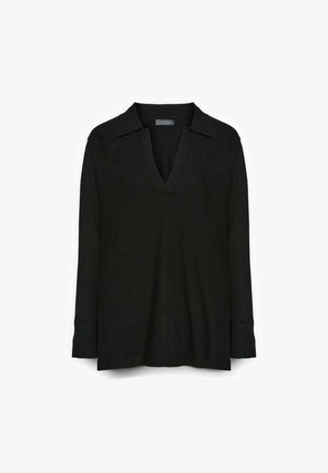 Elena Mirò, MAGLIA CON COLLETTO - Maglione - nero