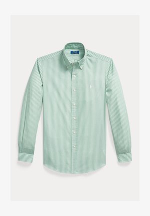 Polo Ralph Lauren, CUSTOM FIT STRIPED BROADCLOTH SHIRT - Πουκάμισο - 7168b faded mint white