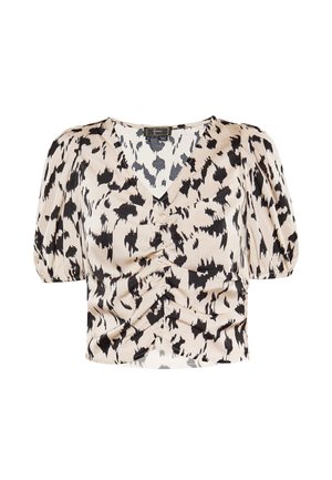 Blouse - beige mehrfarbig