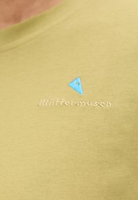 Klättermusen ROOT LOGO TEE - Pikkade varrukatega topp - meadow green