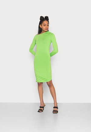 LOU DRAPE DRESS - Vestido de malha - green
