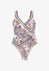 Non sélectionné, cream blue paisley