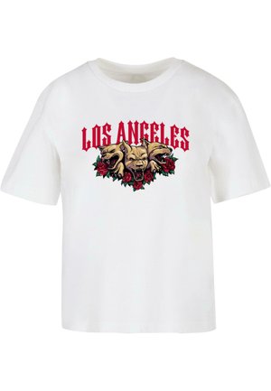 Mister Tee, LA DOGS - T-shirts print - white
