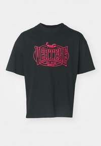 UPPERCUT UNISEX - Print T-shirt - black