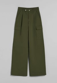 Bershka Tygbyxor - khaki