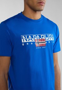 Napapijri S-AYLMER - Triko s potiskem - blue lapis