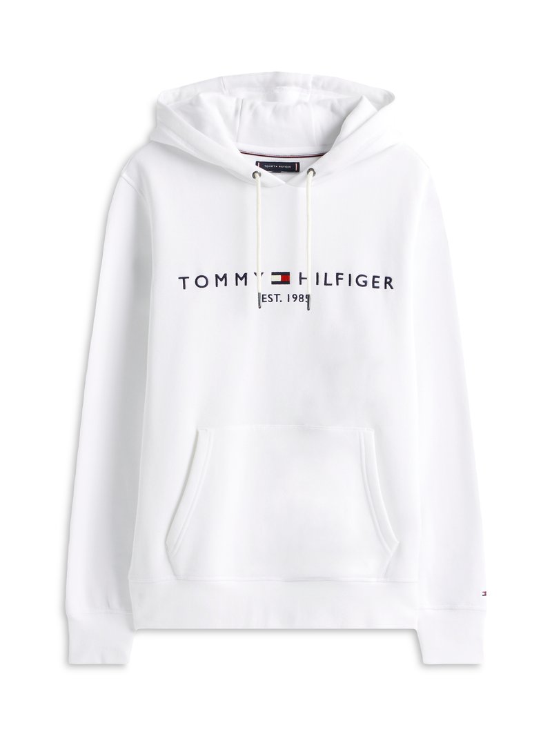 Tommy Hilfiger LOGO HOODY Kapuzenpullover white/weiß
