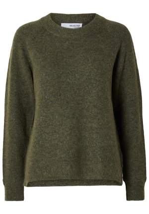 Selected, SLFLULU - Pulover - kalamata melange