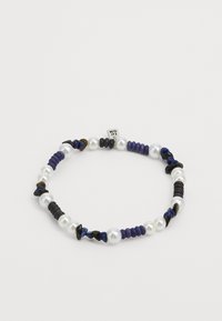 ELEMENTAL BEADED BRACELET UNISEX - Bracelet - black/white