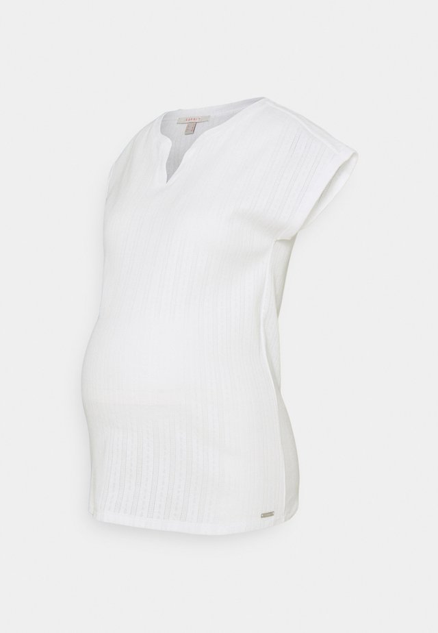 T-shirt z nadrukiem - bright white