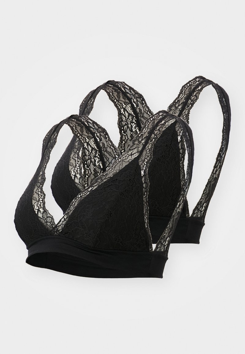 MAMALICIOUS MLADIA TESS BRA 2F 2-P - Triangle bra - black