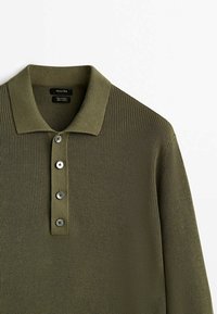 Massimo Dutti Polo shirt - khaki