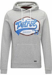 Petrol Industries Mikina s kapucí - mottled light grey