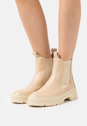 GANT MONTHIKE - Platform ankle boots - light beige