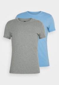 Não selecionado, light blue/grey